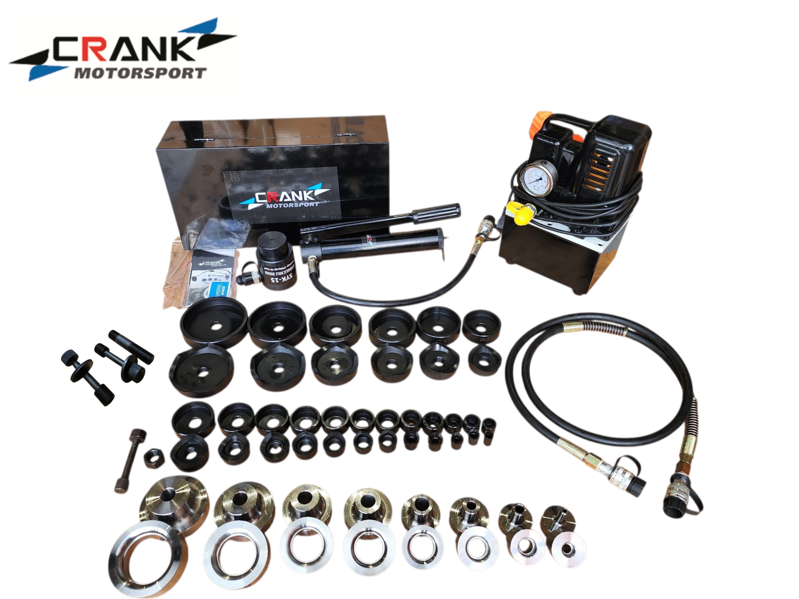 52 Pcs Dimple Die + Electric Hydraulic Kit in RADIUS 5