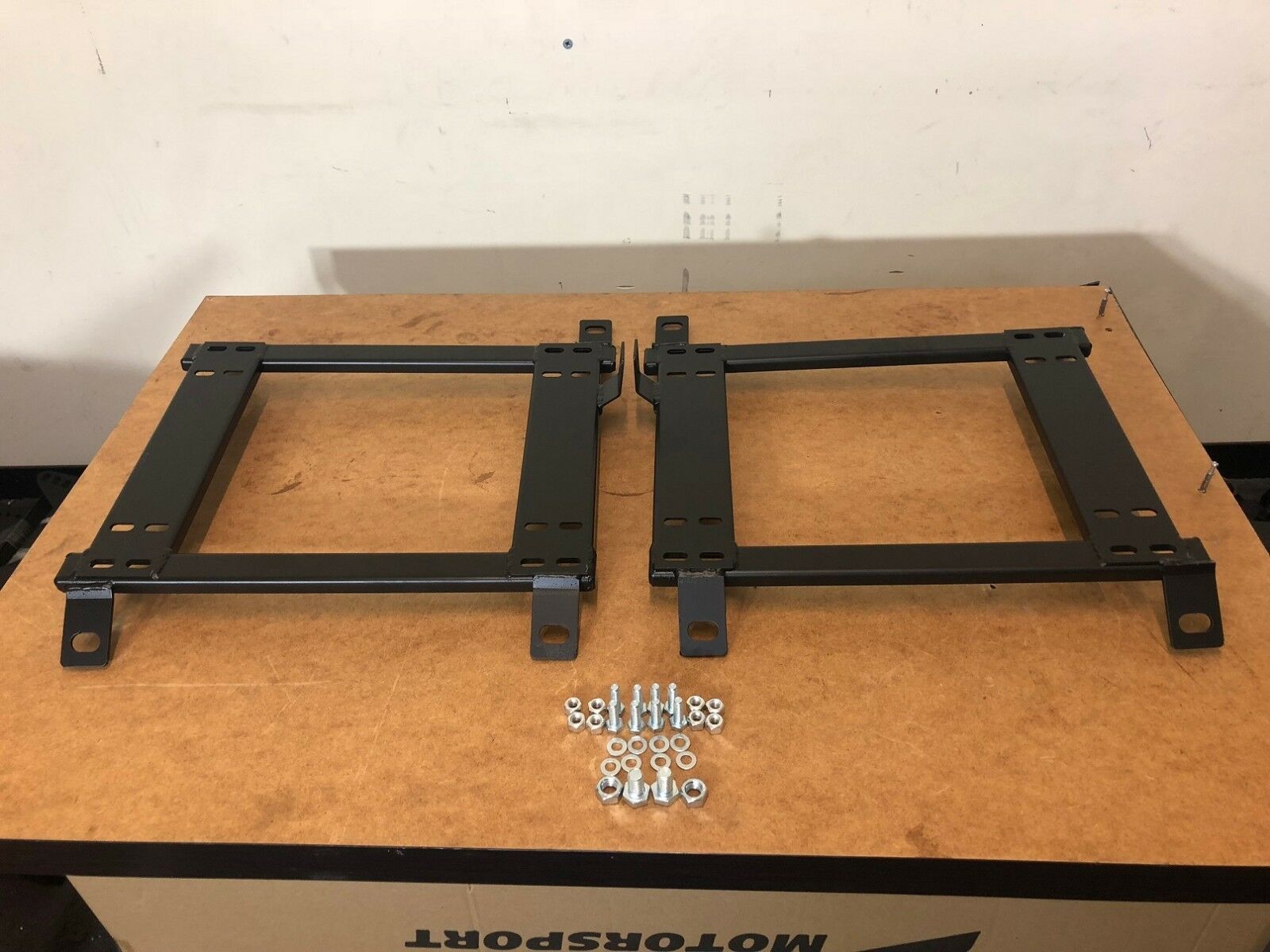 2x-Crank-Motorsport-Mitsubishi-Triton-2005-On-Seat-rail-suit-BRIDE-RECARO-SPARCO-173969550940
