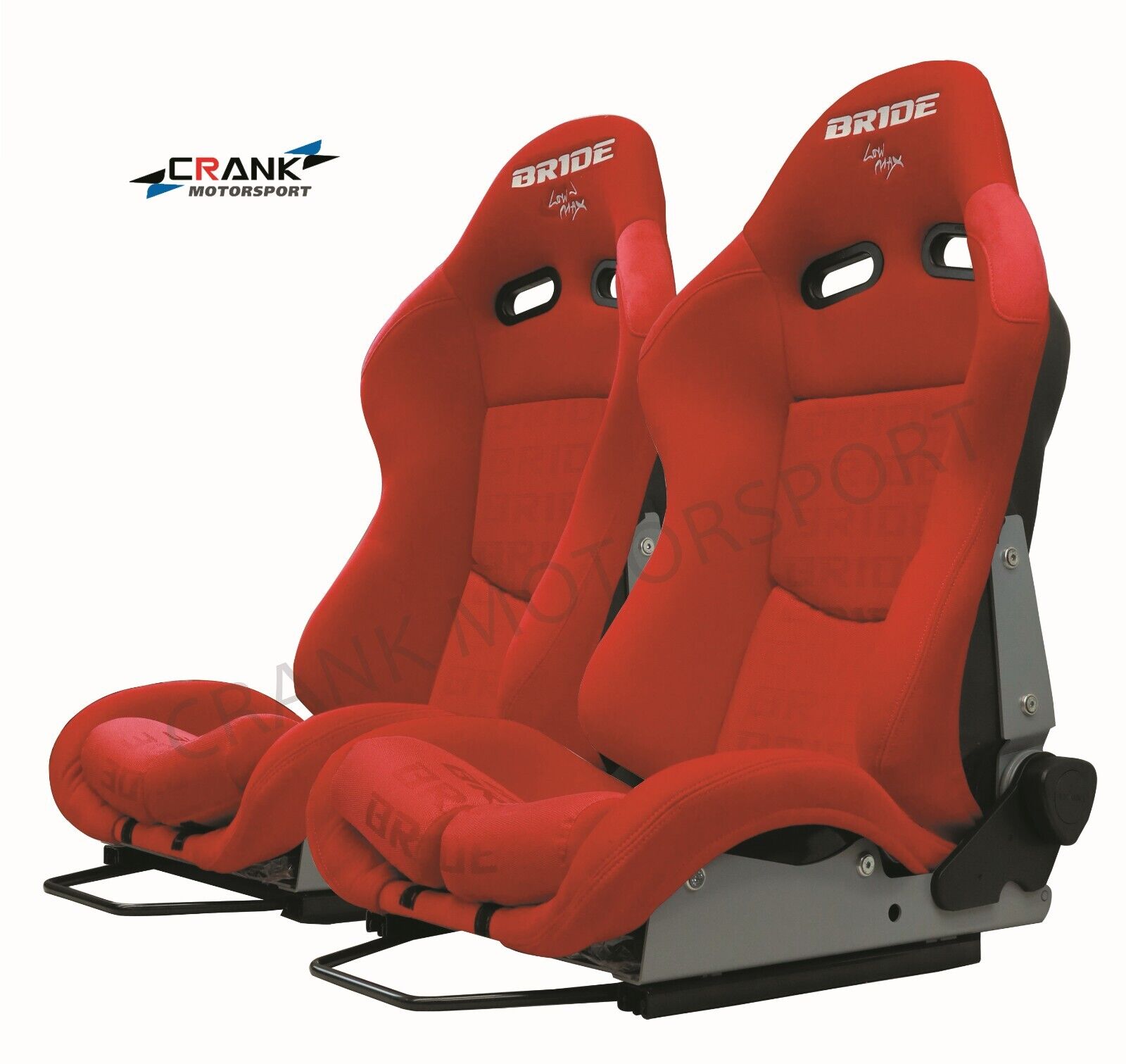 2x-Bride-Seat-Stradia-Red-Fiberglass-Bride-Japan-ADR-appv-Car-Racing-Sport-seat-174722574453