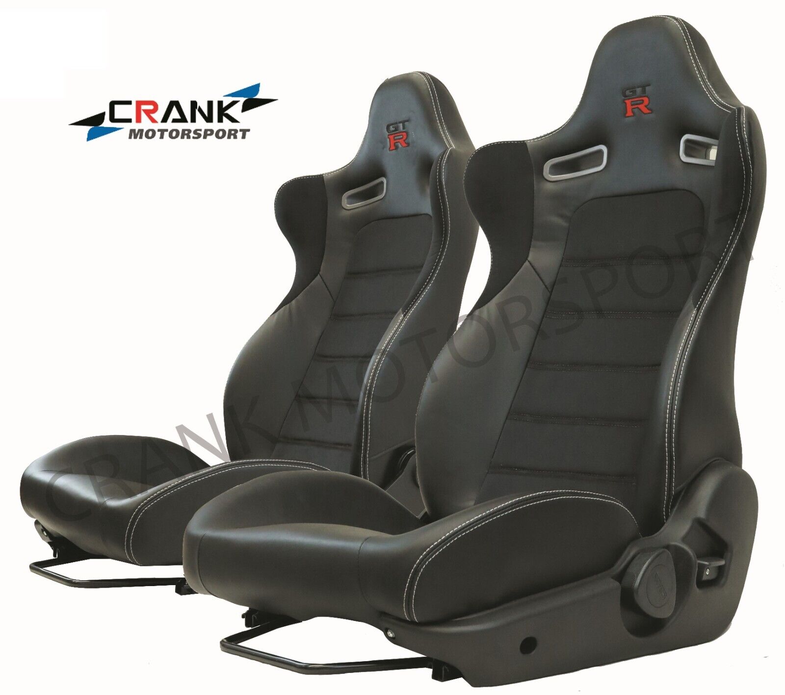 2x-Crank-Motorsport-R34-GTR-Mspec-leather-style-seats-ADR-approved-AU-stock-175200858638